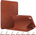 Fintie Magnetic Stand Case for iPad Pro 13-inch (M5) 2025 / (M4) 2024 - Multiple Angles Shockproof Rugged Soft TPU Cover with Pencil Holder Auto Sleep/Wake Brown