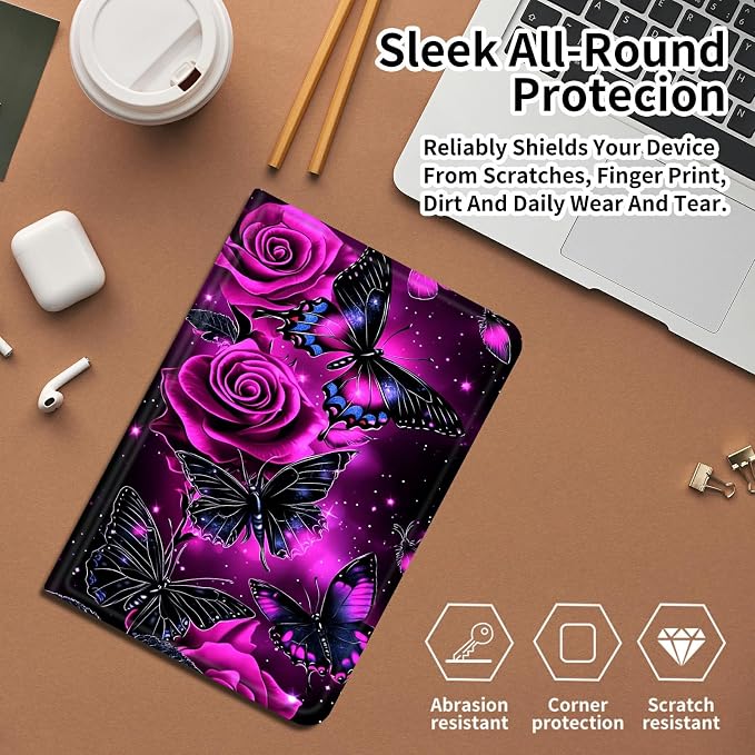 Purple Rose Butterfly