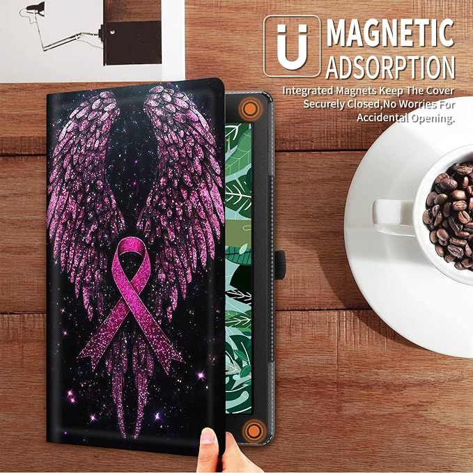 Pink Angle Wings Ribbon