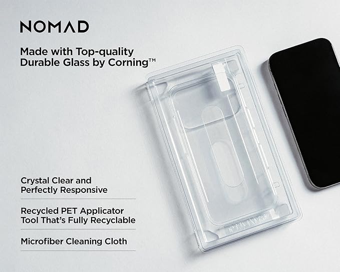 NOMAD Screen Protector compatible with iPhone 17 and iPhone 17 Pro