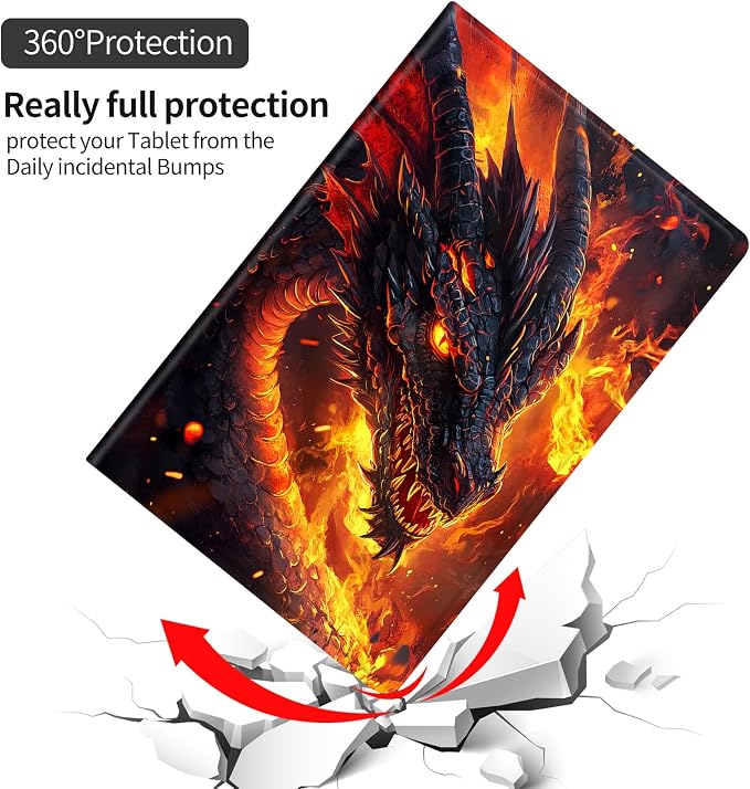 Fiery Black Dragon Fire Lava