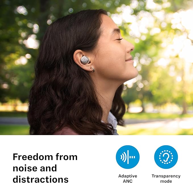 Sennheiser Momentum True Wireless 4 Smart Earbuds with Bluetooth 5.4 Crystal-Clear Sound Comfortable Design 30-Hour Battery Life Adaptive ANC LE Audio and Auracast - Black Graphite