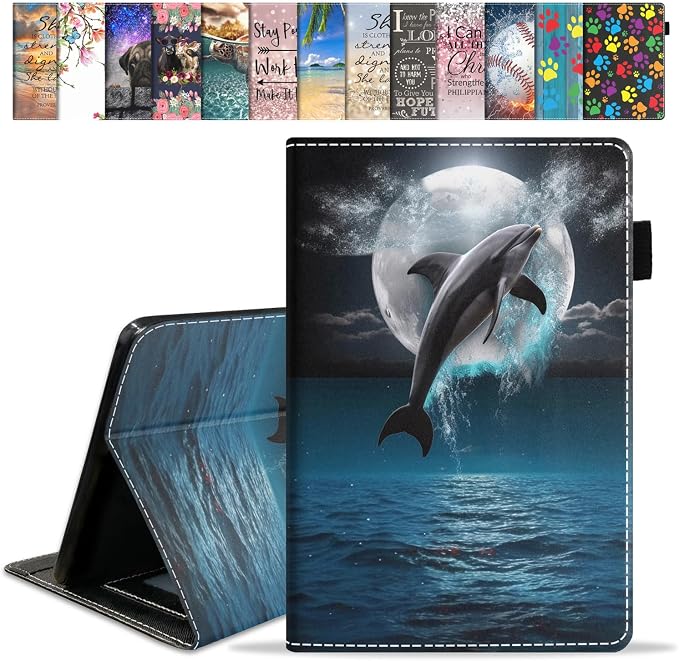 Dolphin Under the Moon
