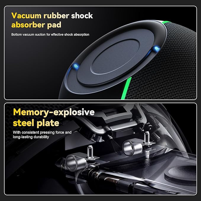 3 in 1 Wireless Charging StationQi2.2 Certified 25W Magnetic Wireless Charger Stand with Speakerfor iPhone 17/16/15/14/13Apple WatchAirPodswith Clear Sound(45W Adapter Included)Cosmic Gray