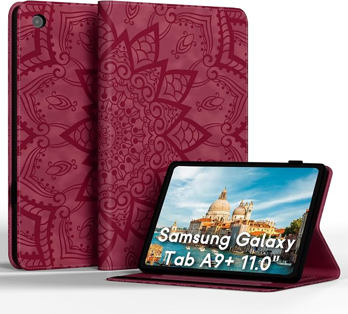 New Mandala-Wine Red
