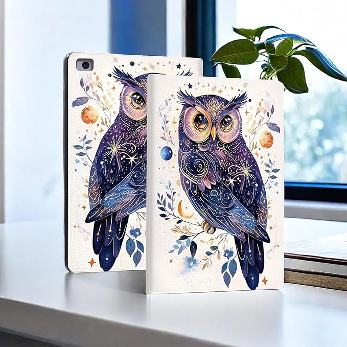 Case for iPad Air 3/Pro Generation (2019/2017) 10.5 Inch iPad CoverAutomatic Wake/SleepAdjustable Stand Protective Cover for Apple iPad 10.5 - Cute Owl