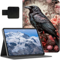 for 10.1 Fire HD 10 Tablet (5th/7th/9th Generation2015/2017/2019 Release) Case with Pen Holder &amp Auto Wake/Sleepd Shockproof Stand Protective CovertBird and Roses