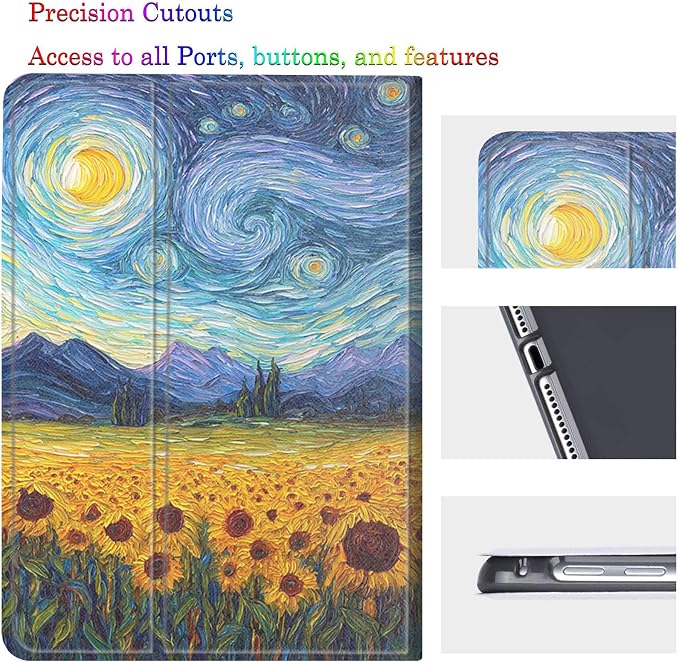 Van Gogh Starry Sky Sunflower