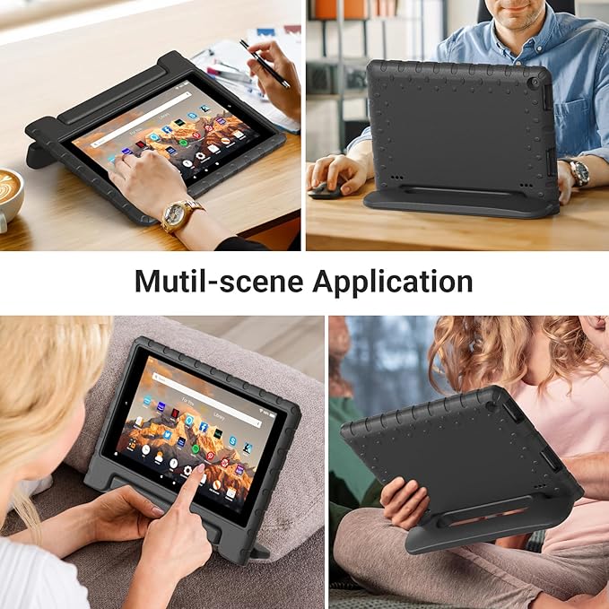 for Amazon Fire hd 10 Tablet case Kids 5th/7th/9th Generation 2015/2017/2019 ReleasedLightweight Shockproof Case with Portable Handle Stand for Amazon Kindle Fire HD 10 Tablet
