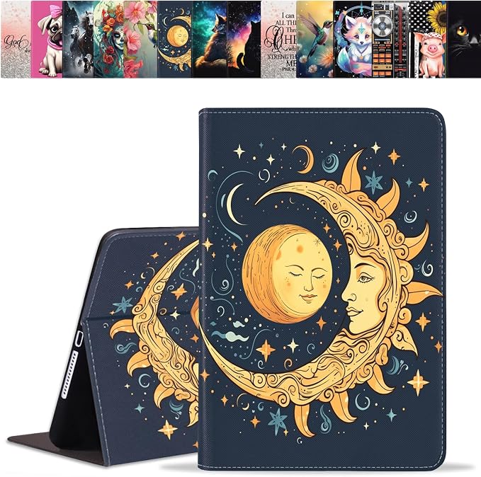 Magic Celestial Theme Sun with Crescent Moon