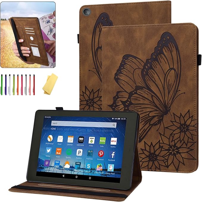 08# Flower Butterfly Brown