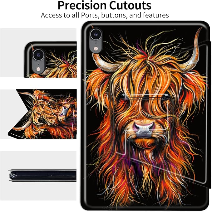 Art Highland Cow