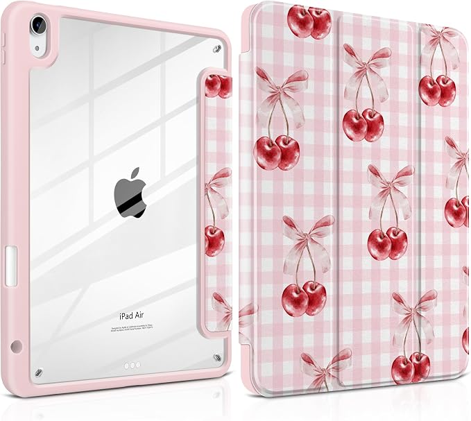 Pink Checkerboard & Cherries
