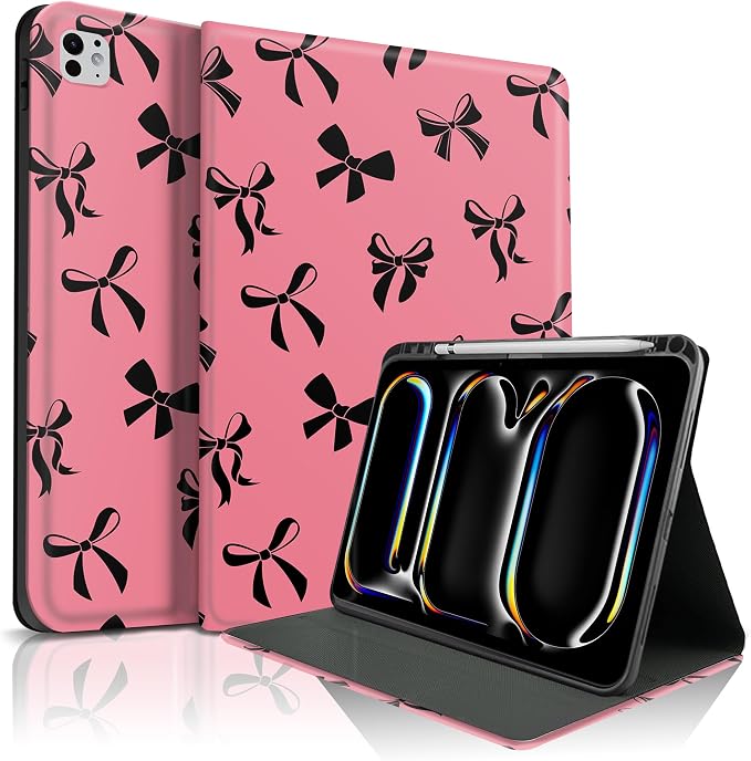 Pink - Black Bow