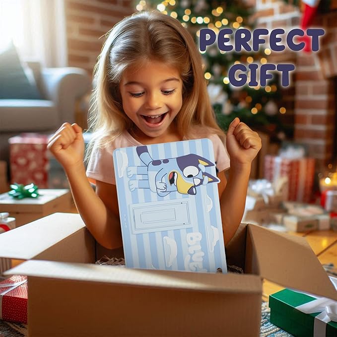 Bluey Kids iPad Case - 10.9 Inch Case for iPad 10th Generation (2022) &amp A16 11th Generation 11 inch (2025) - Tablet Cover with Stand Shockproof Silicone Protector