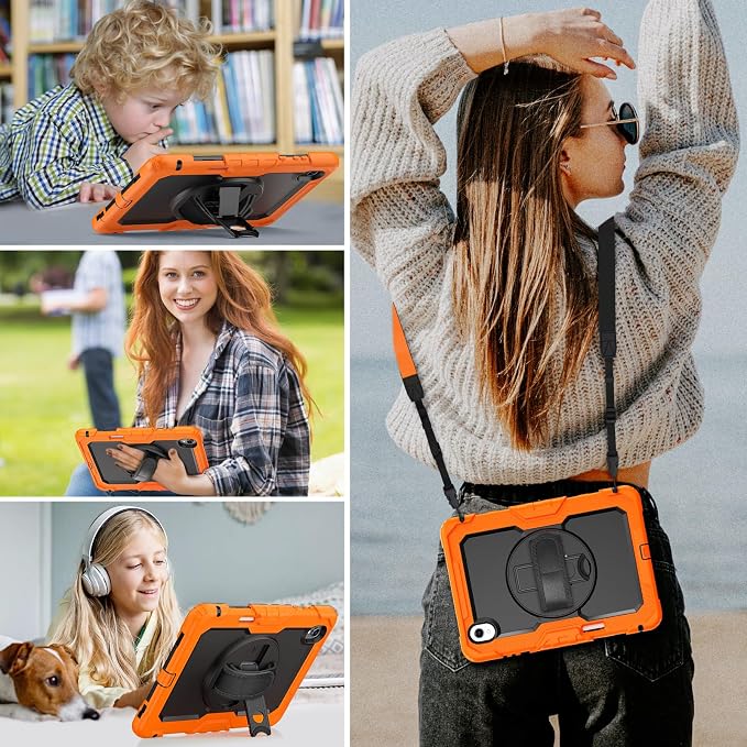 Black/Orange