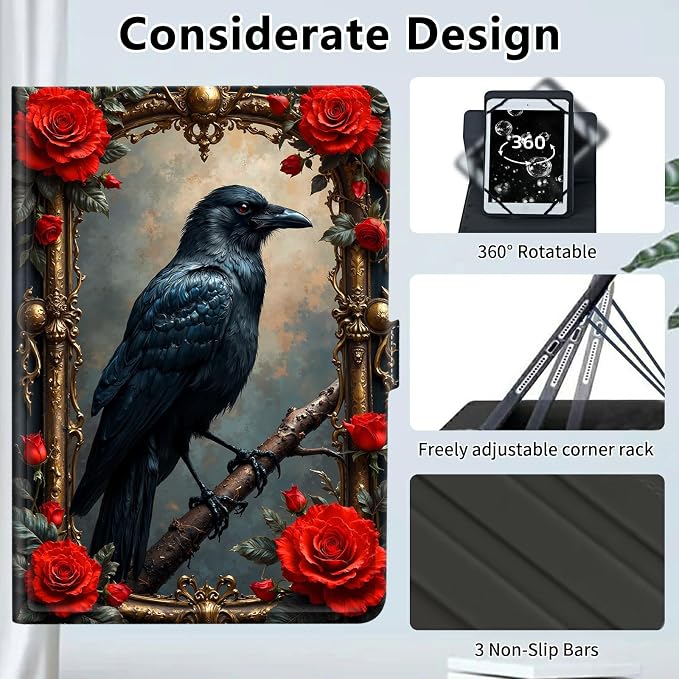 Crow Red Flower