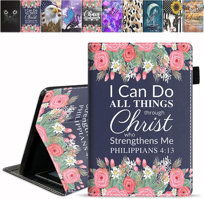 Floral Quote Bible Verse Philippians 4-13