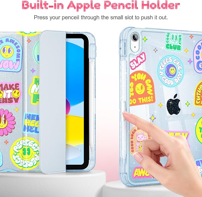 Blue Cartoon stickers