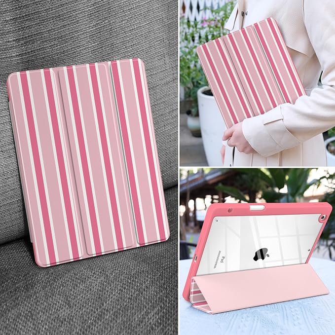 Light Pink&White Stripes