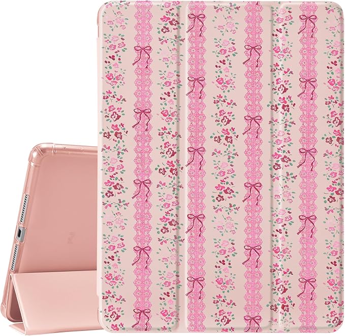 P-Pink Bow&Flowers