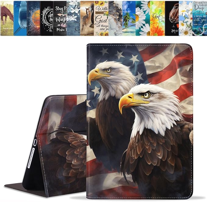 Patriotic American Flag Bald Eagle