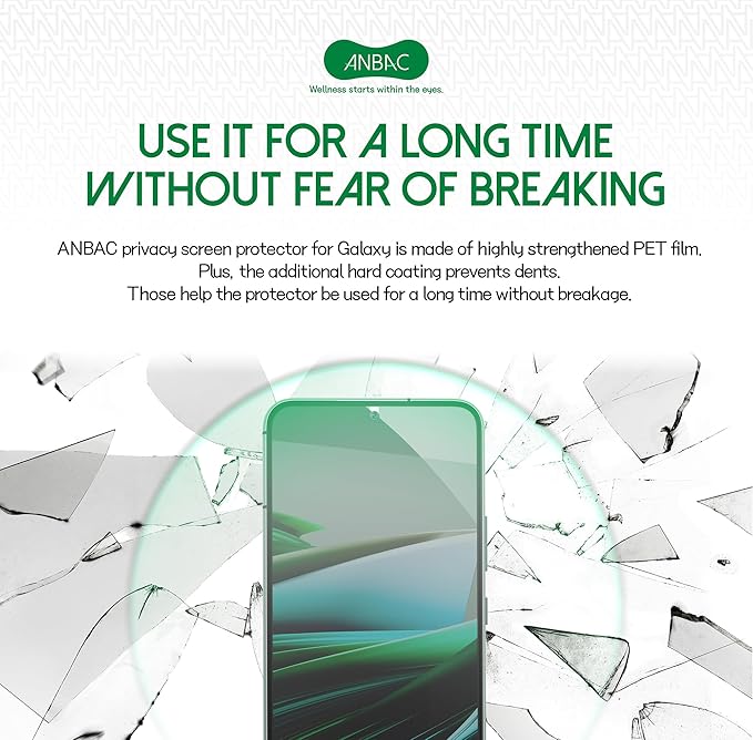 [1 Pack] Compatible for Samsung Galaxy S22 Privacy Screen Protector 6.1”Samsung Galaxy S22 Anti-Glare Screen Protector PrivacySupport Fingerprint UnlockEasy InstallationScratch Resistant