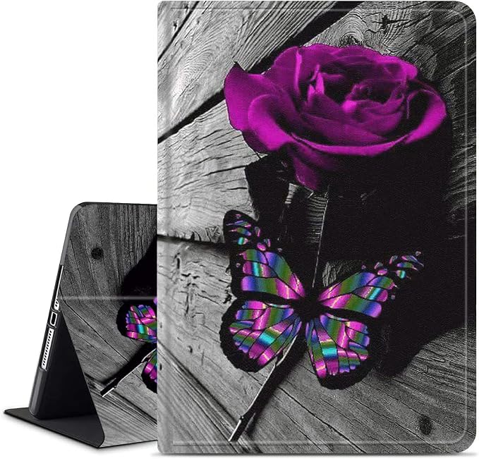 Purple Rose and Butterfly