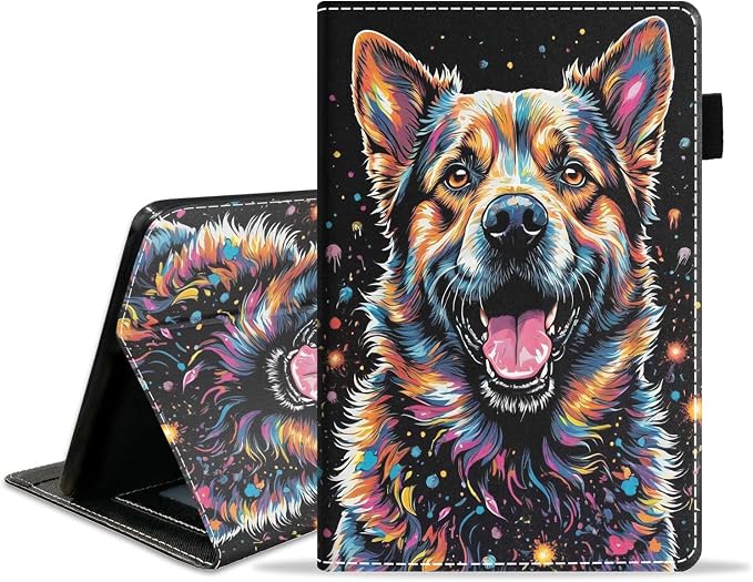 Abstract Colorful Dog