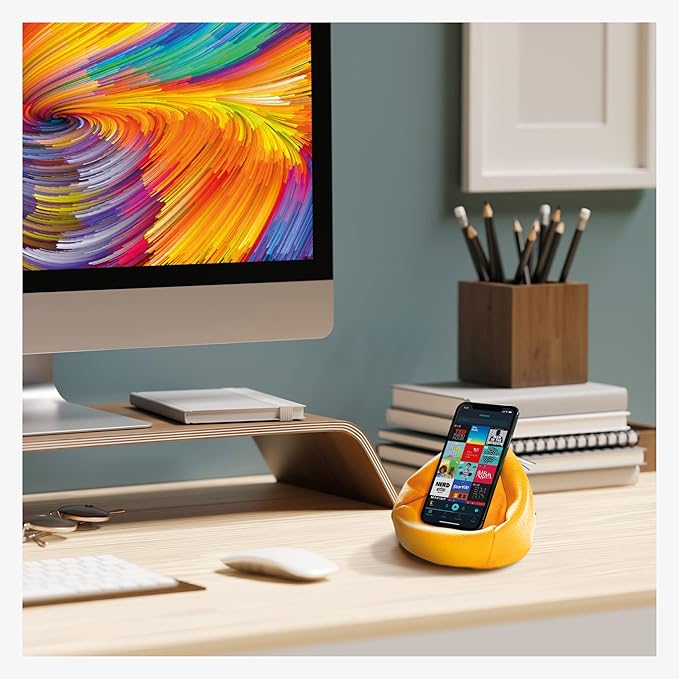 IF Bookaroo Little Bean Bag Phone Rest for Phone Tablet or Book - Charcoal