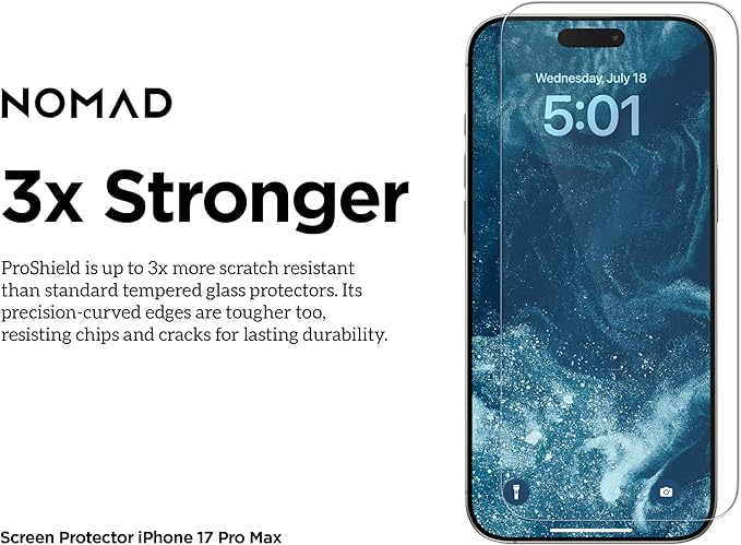 Screen Protector compatible with iPhone 17 Pro Max
