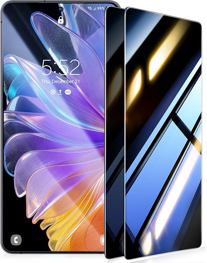 UltraGlass TOP 9H+ Armor for Samsung Galaxy S26 Ultra Privacy Screen Protector [NO.1 Military Grade Shatterproof] Galaxy S26 Ultra Screen Protector Privacy Glass S26ultra [100% Anti-Spy] 2 Pack