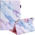 Dteck Case for All-New Fire HD 10 &amp HD 10 Plus Tablet (2021 Release 11th Generation) - Multi-Angle Folio Stand Premium Embossed Leather Protective Smart Cover with Auto Wake Sleep Pink Marble