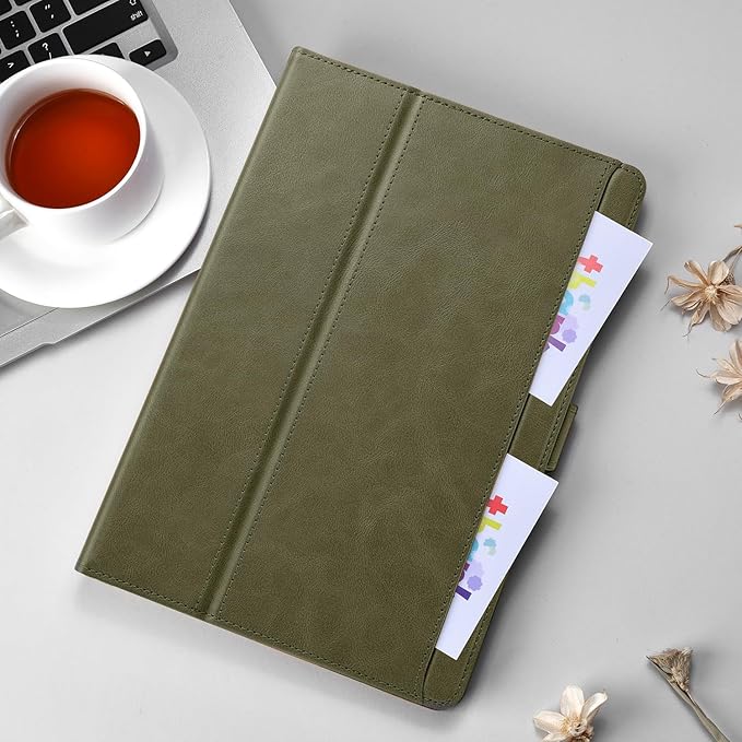 Case for Samsung Galaxy Tab A11+/A11 Plus/A9+ Plus 5G Tablet 11 Inch 2026/2023 (SM-X230/X236/X238/X210/X216/X218u) with PocketMagnetic ClosureMulti Angle CoverAuto Sleep/WakeGreen