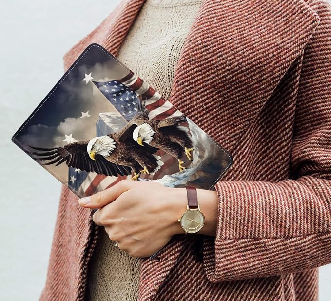 Patriotic American Flag Bald Eagle