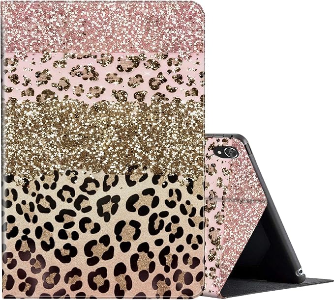 Pink Gold Leopard print