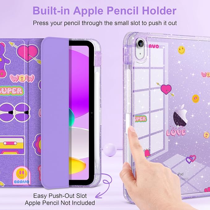 Purple - Retro Stickers