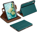 DTTO for iPad mini 7 (A17 Pro) Case iPad mini 7th / 6th Generation Case (2024/2021) 360 Degree Rotating Premium Leather Folio Stand Cover with Pencil Holder Green