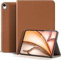 Leather Case for iPad Air 11 M2/M3/M4 (2024-2026) &amp 10.9 4th/5th Gen (2020/2022)Leather Protective Shockproof Smart Cover Adjustable Stand - Auto Wake/Sleep and Multiple View AnglesBrown