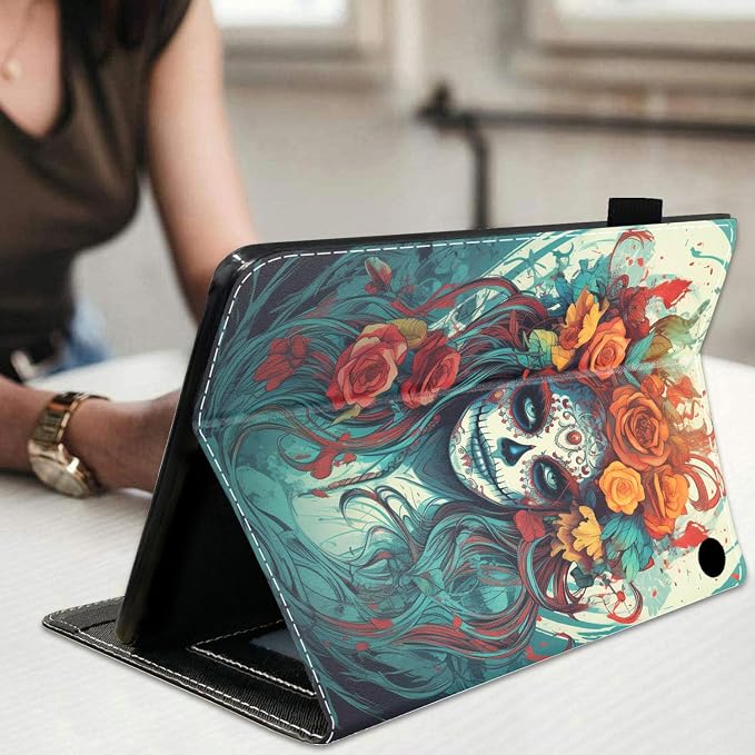 Sugar Skull Girl Flower