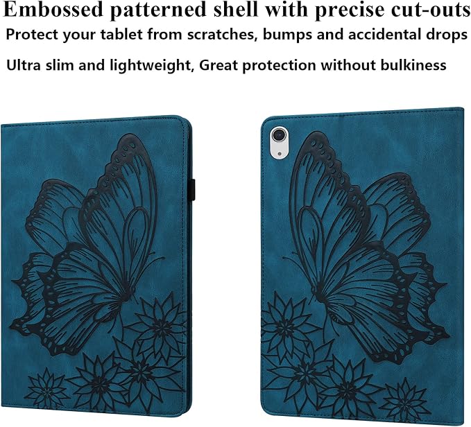 04# Flower Butterfly Blue