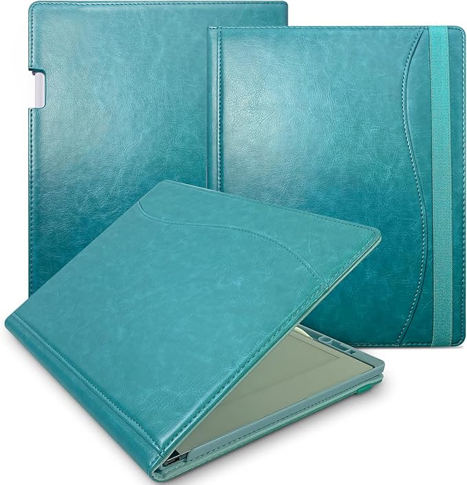 E NET-CASE Case for Remarkable 2 Tablet 10.3 inch (2020 Released) - New Business Design Upgraded Leather Cover for Remarkable 2 Digital Paper with Stand &amp Pen Holder (Sky Blue)