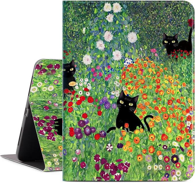 Flowers Garden Cat
