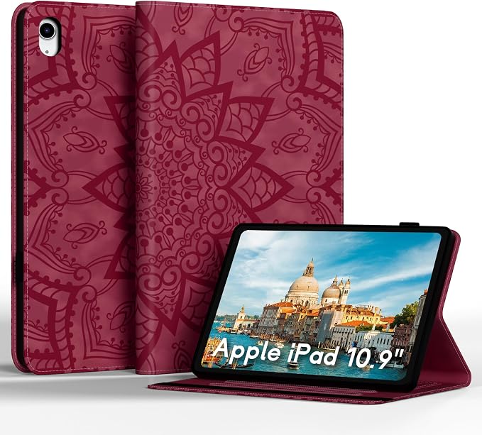 New Mandala-Wine Red