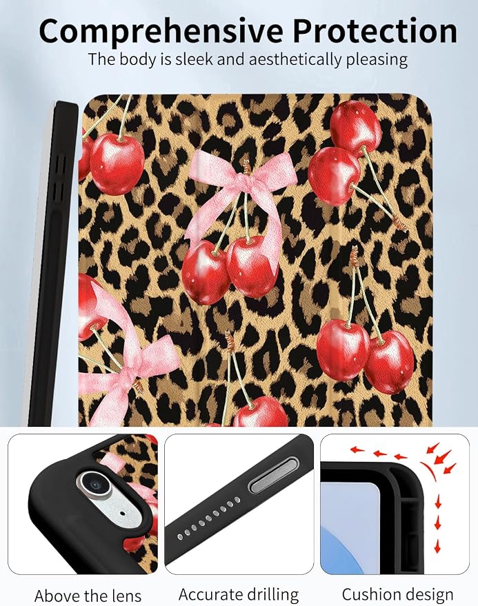 Brown Leopard 2 & Pink Bow