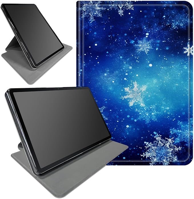 Blue Snow Snowflakes