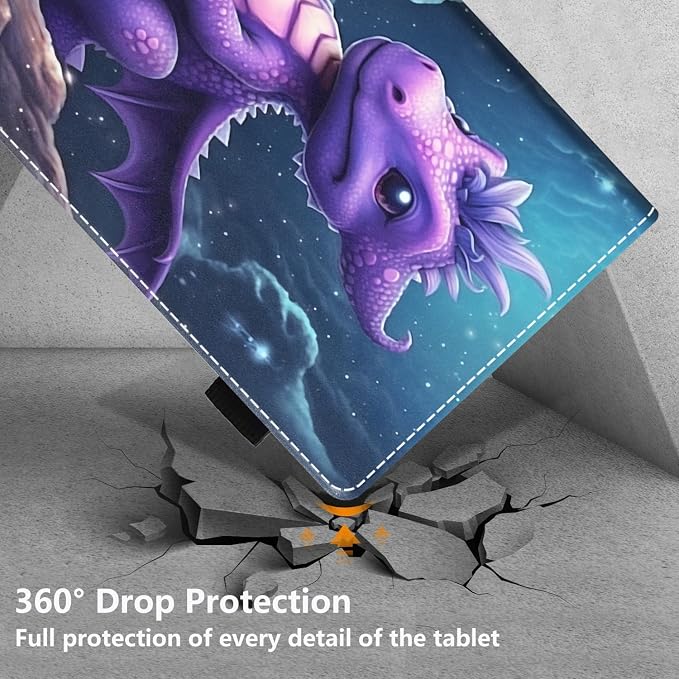 Cute blue little dinosaur