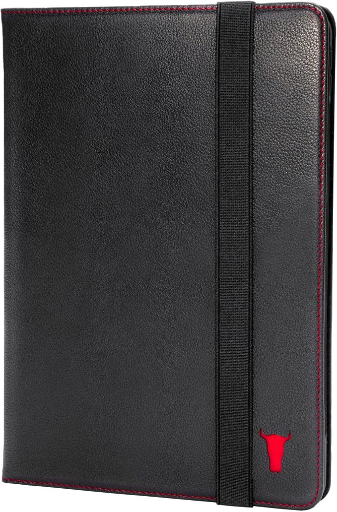 Black with Red Stitching