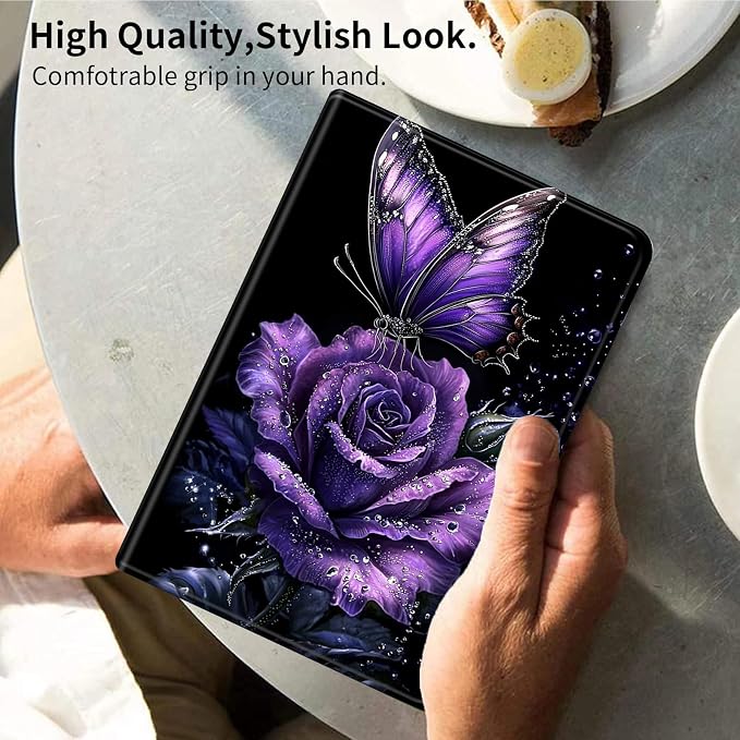 Purple Rose Butterfly