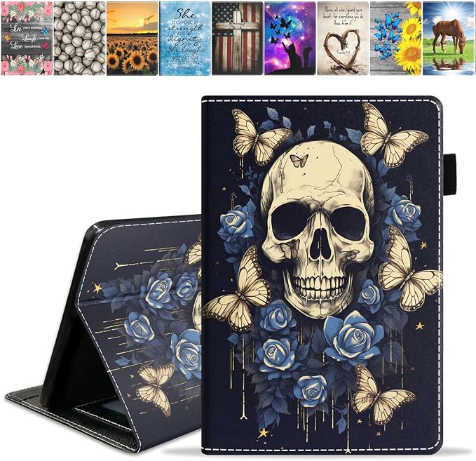 Skull Butterfly Flower-1